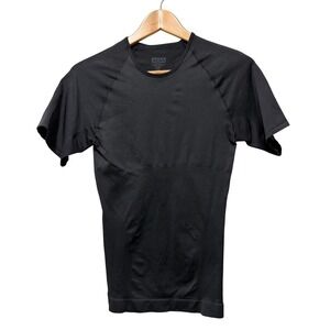 Spanx Mens Zoned Performance Undershirt Black Compression Shirt XXL